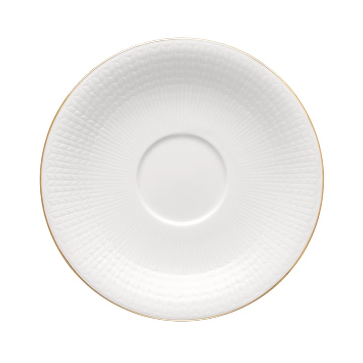 Taza de té y platillo Swedish Grace Gala, blanco Rörstrand