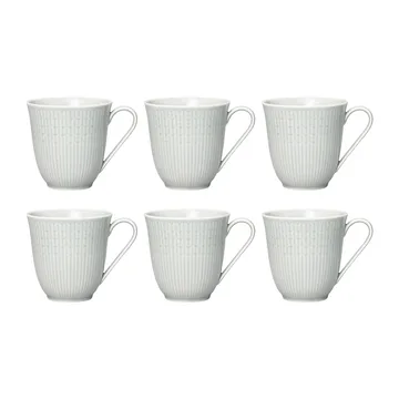 Taza Swedish Grace, 30 cl 6 piezas Niebla (gris) - Rörstrand