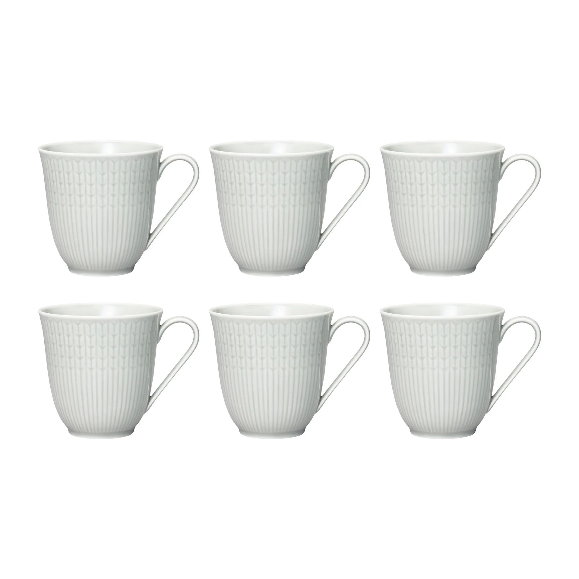 Taza Swedish Grace, 30 cl 6 piezas Niebla (gris) Rörstrand