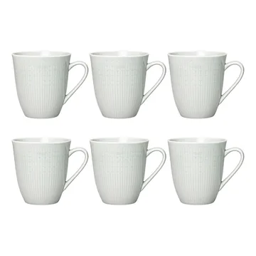 Taza Swedish Grace, 50 cl 6 piezas Niebla (gris) - Rörstrand
