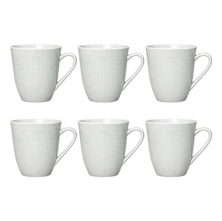 Taza Swedish Grace, 50 cl 6 piezas Niebla (gris) - Rörstrand