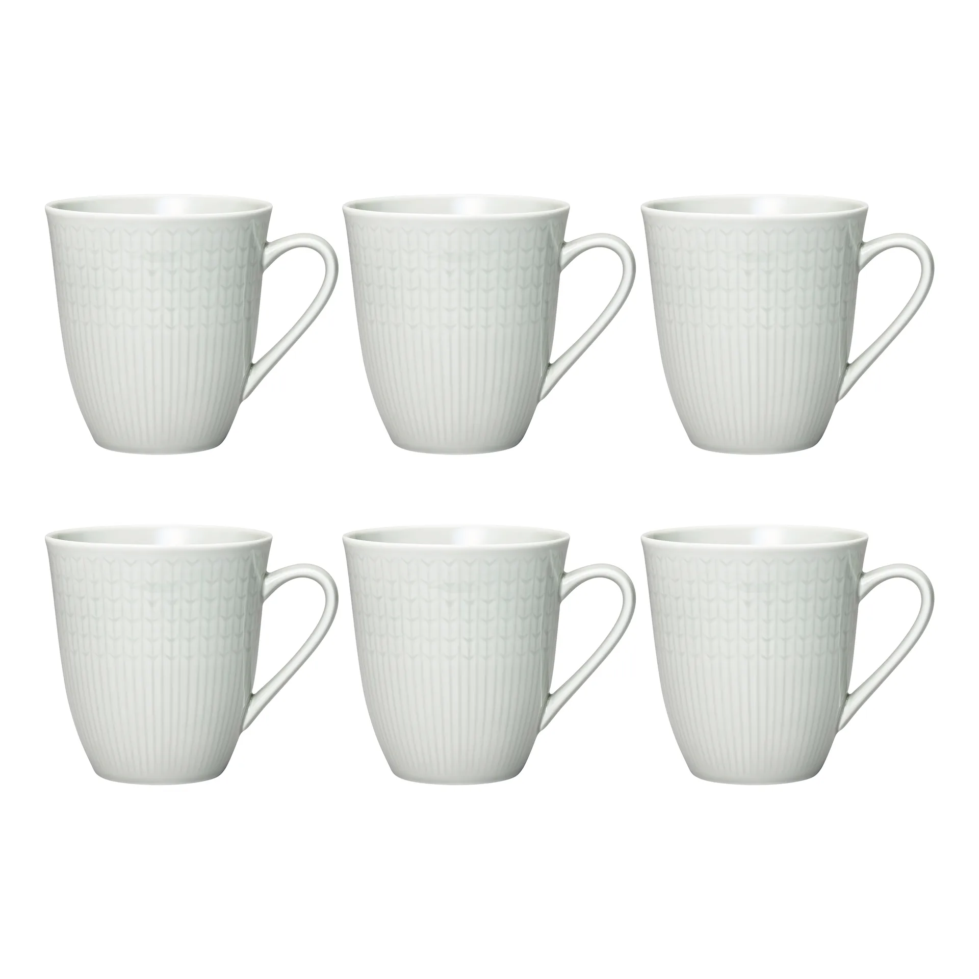 Taza Swedish Grace, 50 cl 6 piezas Niebla (gris) Rörstrand