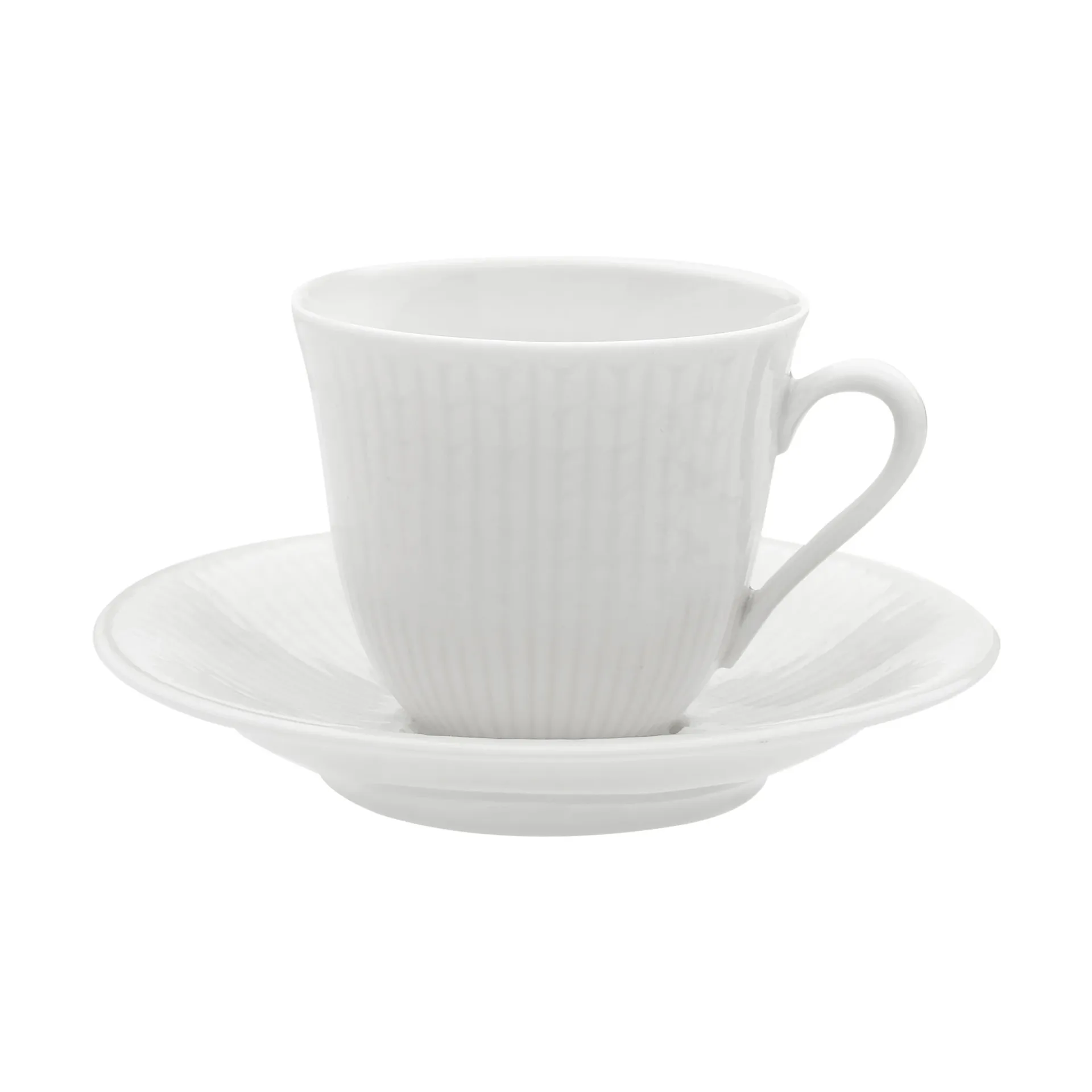 Taza y platillo Swedish Grace 16 cl, Nieve Rörstrand