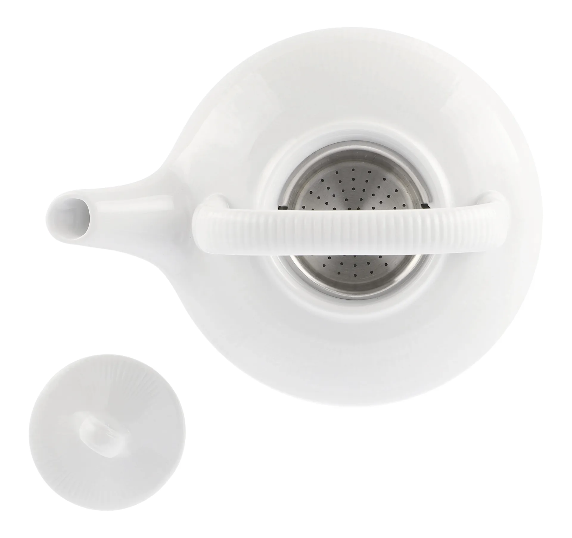 Tetera Swedish Grace, blanco Rörstrand