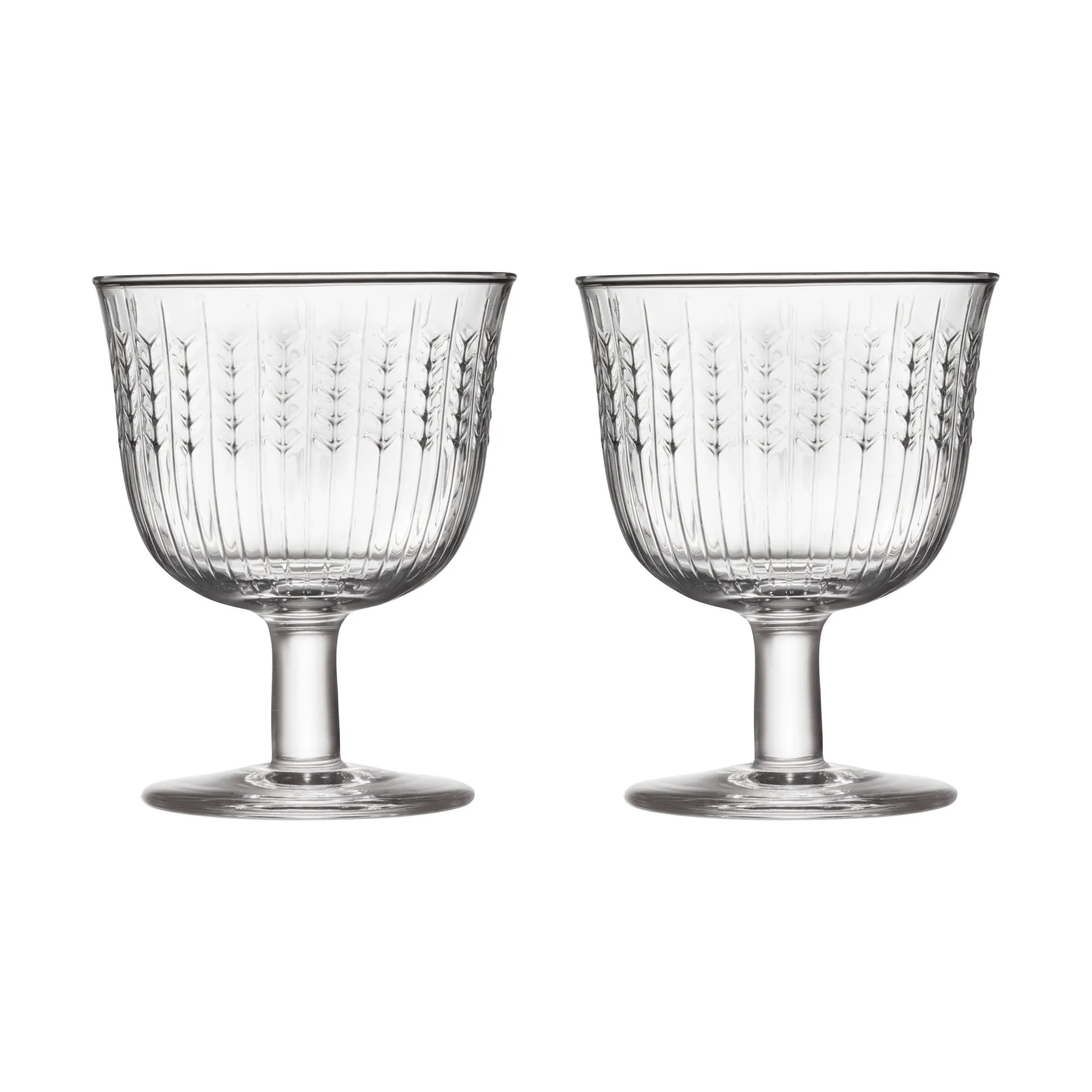 Vaso con pie Swedish Grace 25 cl pack de 2, Transparente Rörstrand