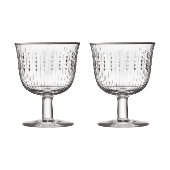 Vaso con pie Swedish Grace 25 cl pack de 2 - Transparente - Rörstrand
