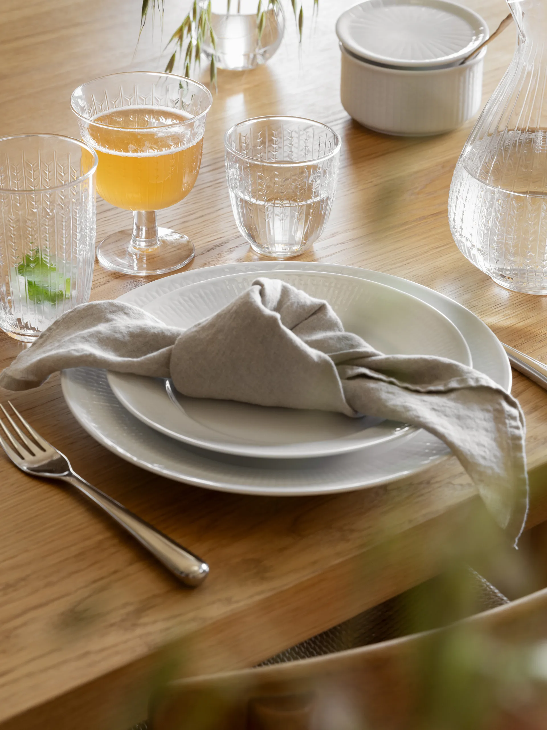 Vaso con pie Swedish Grace 25 cl pack de 2, Transparente Rörstrand