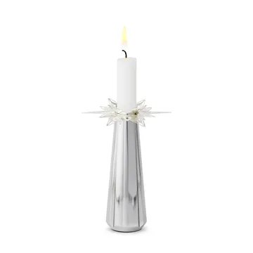 2 Brazaletes para velas Karen Blixen estrella 3 cm - plateado - Rosendahl