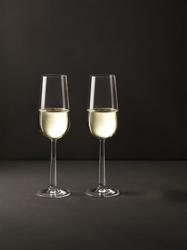 2 Copas de champán Grand Cru - transparente, set de 2 - Rosendahl