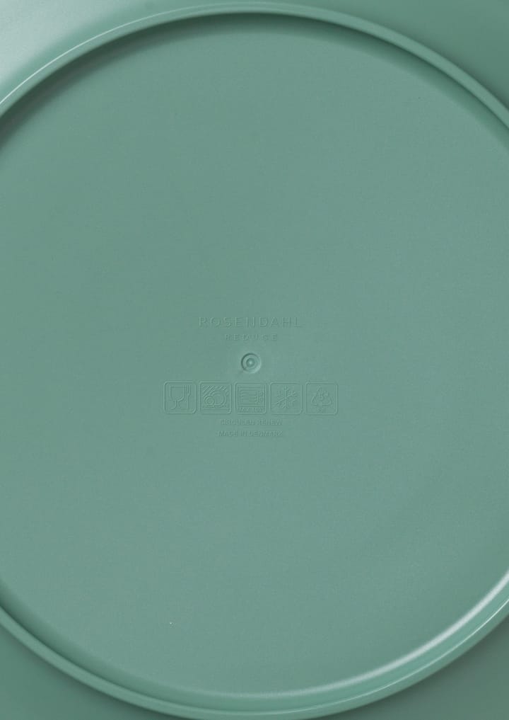 2 Platos melamina Grand Cru Take Ø26 cm, verde niebla Rosendahl