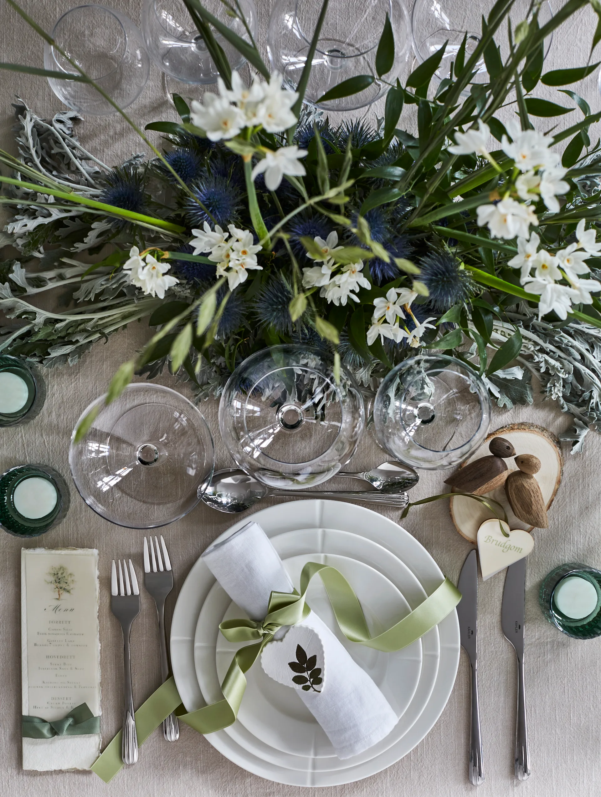 4 Platos Grand Cru Ø27 cm, Blanco Rosendahl