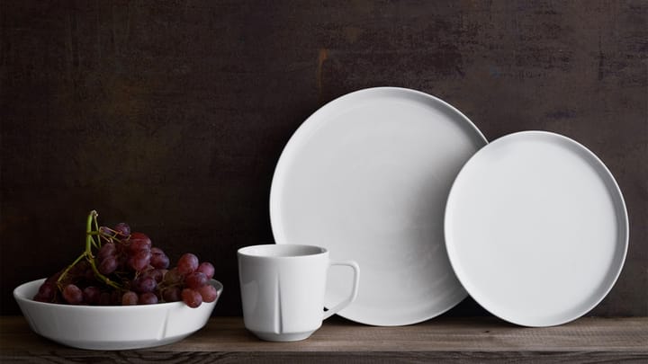 4 Platos Grand Cru essentials Ø25 cm, Blanco Rosendahl