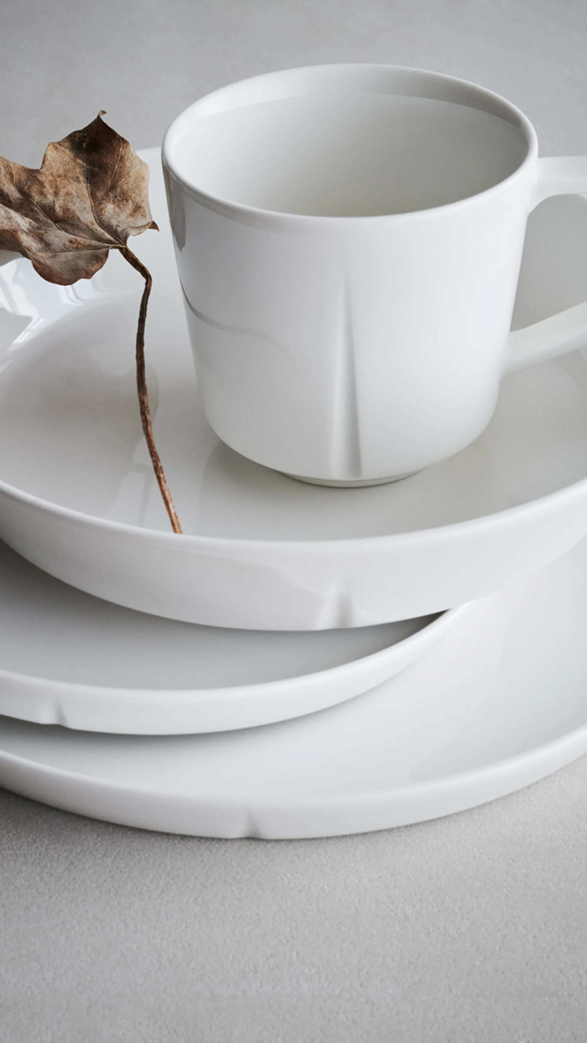 4 Tazas Grand Cru essentials 30 cl, Blanco Rosendahl