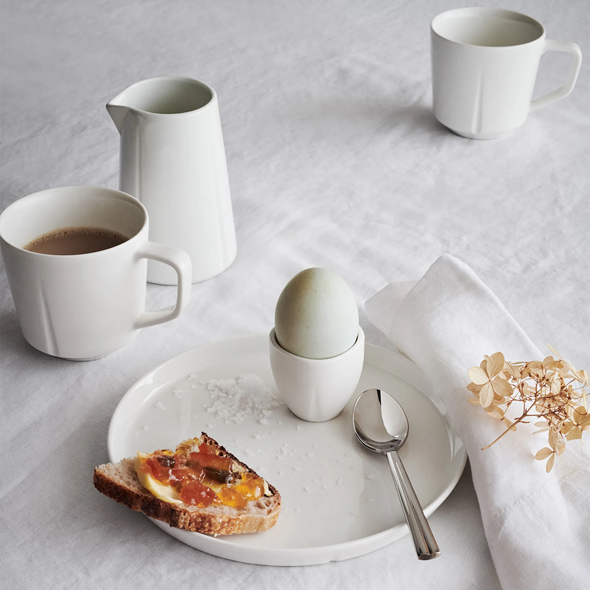 4 Tazas Grand Cru essentials 30 cl, Blanco Rosendahl