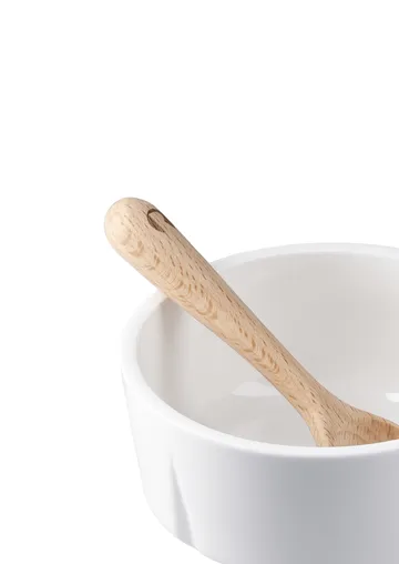 Bol para aperitivos y cuchara Grand Cru - Blanco, Ø10,5 cm - Rosendahl