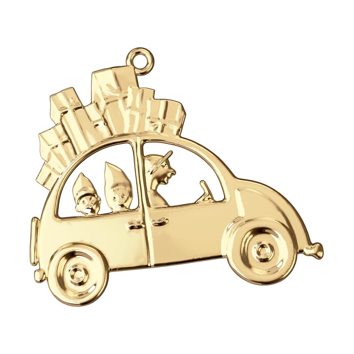 Colgante de Navidad de coche Karen Blixen 6,5 cm, Dorado Rosendahl