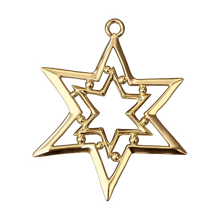 Colgante de Navidad de estrella Karen Blixen 8 cm, Dorado Rosendahl