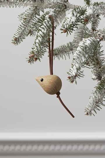 Colgante de navidad Forest tales ratón 4 cm - roble - Rosendahl