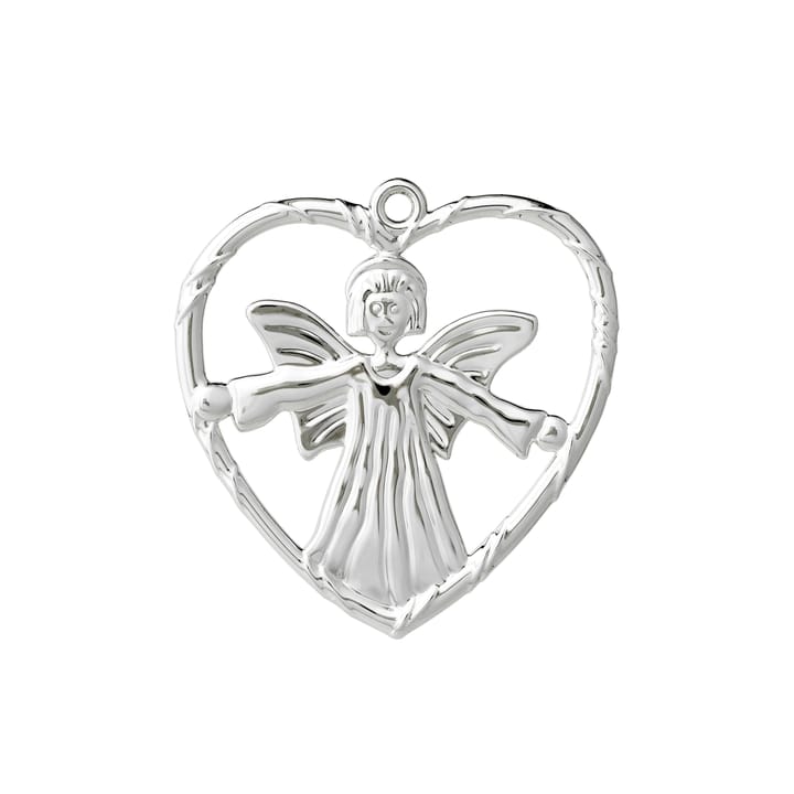 Colgante de navidad Karen Blixen Angel en corazón - plata - Rosendahl