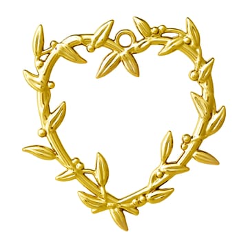 Colgante de navidad Karen Blixen mistel corazón 7 cm - Dorado - Rosendahl