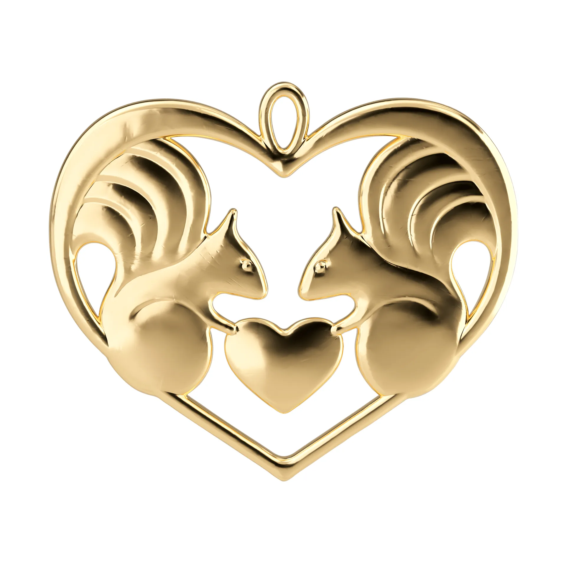 Colgante decorativo Karen Blixen nuts about you, Dorado, 6 cm Rosendahl
