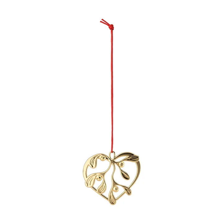 Colgante decorativo Karen Blixen under the mistletoe - Dorado, 6 cm - Rosendahl