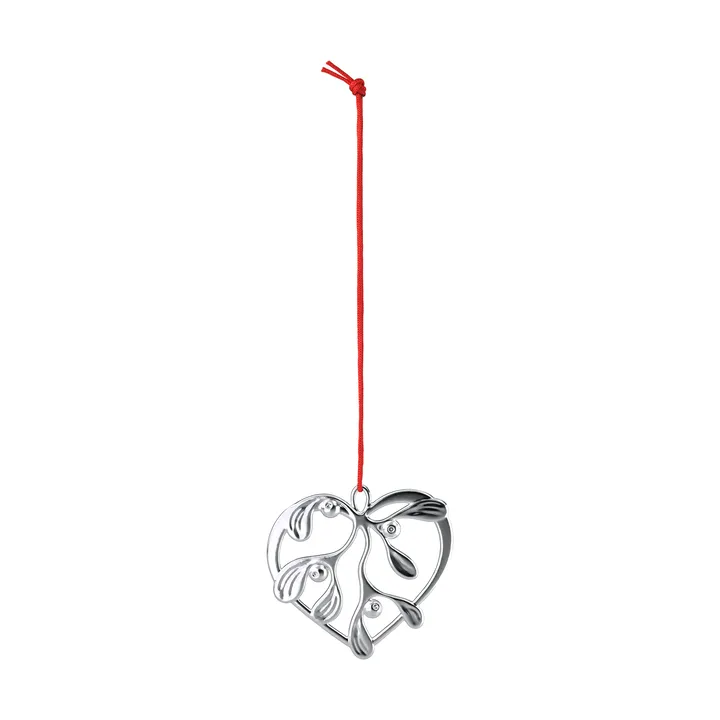 Colgante decorativo Karen Blixen under the mistletoe - Plateado, 6 cm - Rosendahl