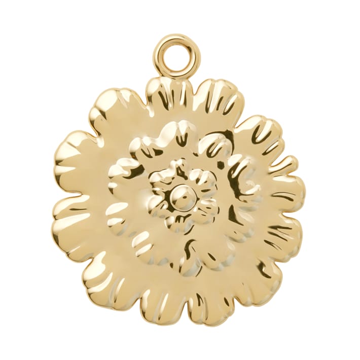 Colgante navideño Ball flower 6,5 cm, Dorado Rosendahl