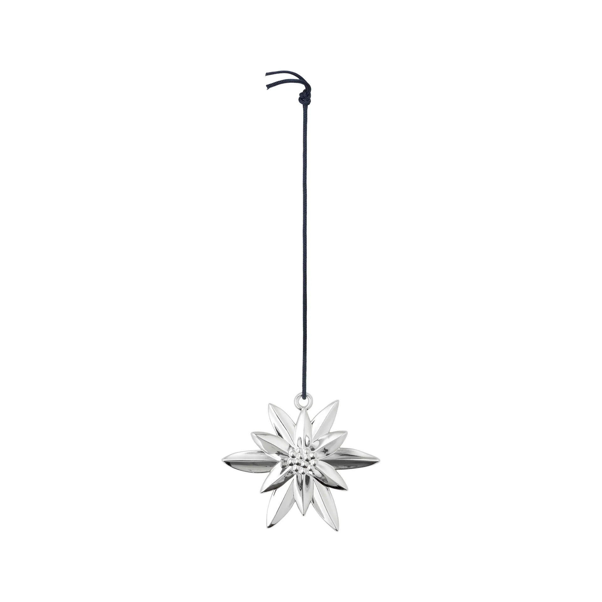 Decoración de Navidad Karen Blixen Flor de invierno, Plata Rosendahl