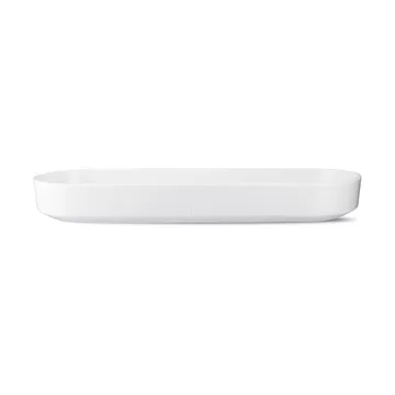 Fuente de servir ovalada Grand Cru - Blanco, 12x34 cm - Rosendahl