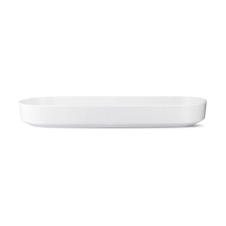 Fuente de servir ovalada Grand Cru - Blanco, 12x34 cm - Rosendahl