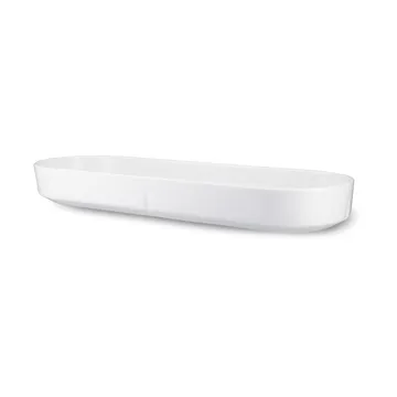 Fuente de servir ovalada Grand Cru - Blanco, 12x34 cm - Rosendahl