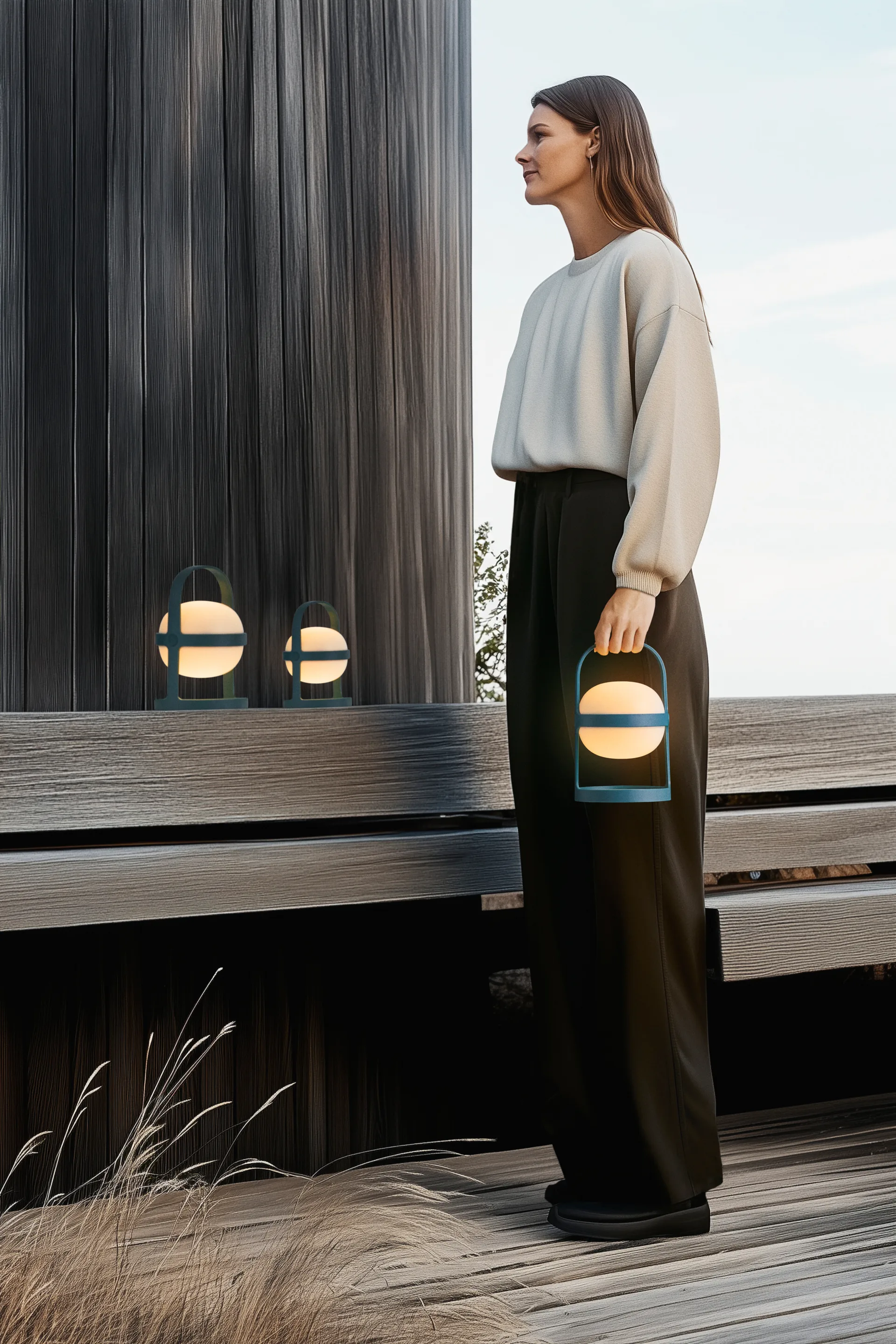 Lámpara solar Soft Spot 25 cm, Forest green Rosendahl