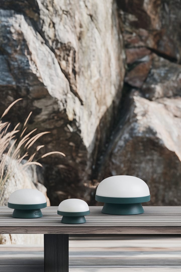 Lámpara solar Soft Spot dots Ø14,5 cm, Forest green Rosendahl