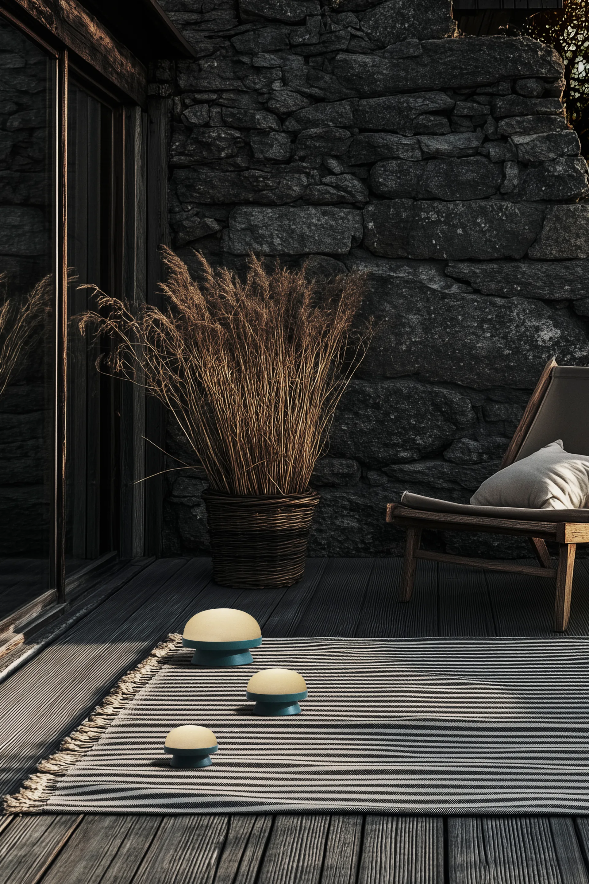 Lámpara solar Soft Spot dots Ø21 cm, Forest green Rosendahl