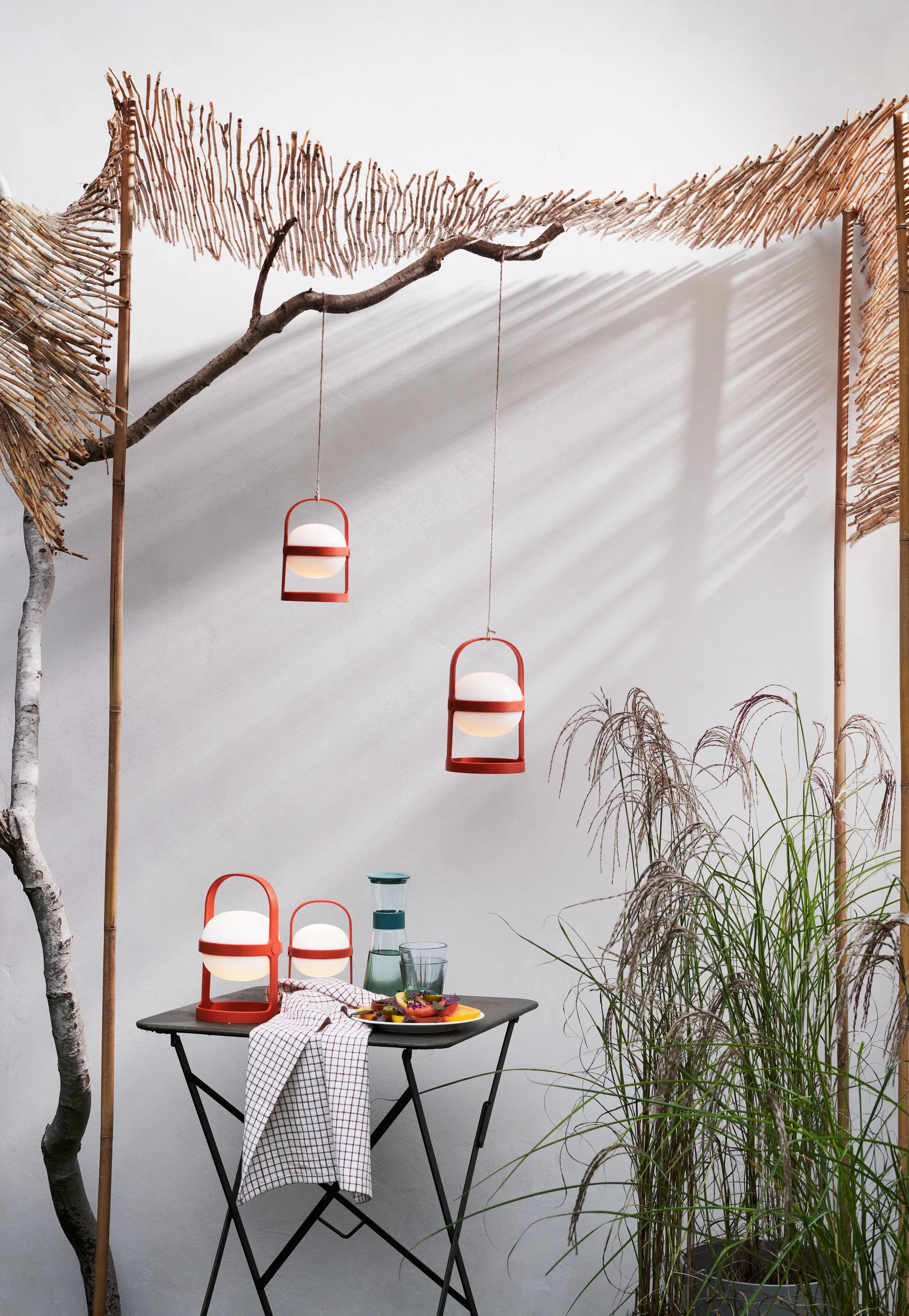 Lámpara solar Soft Spot terracotta, 25 cm Rosendahl