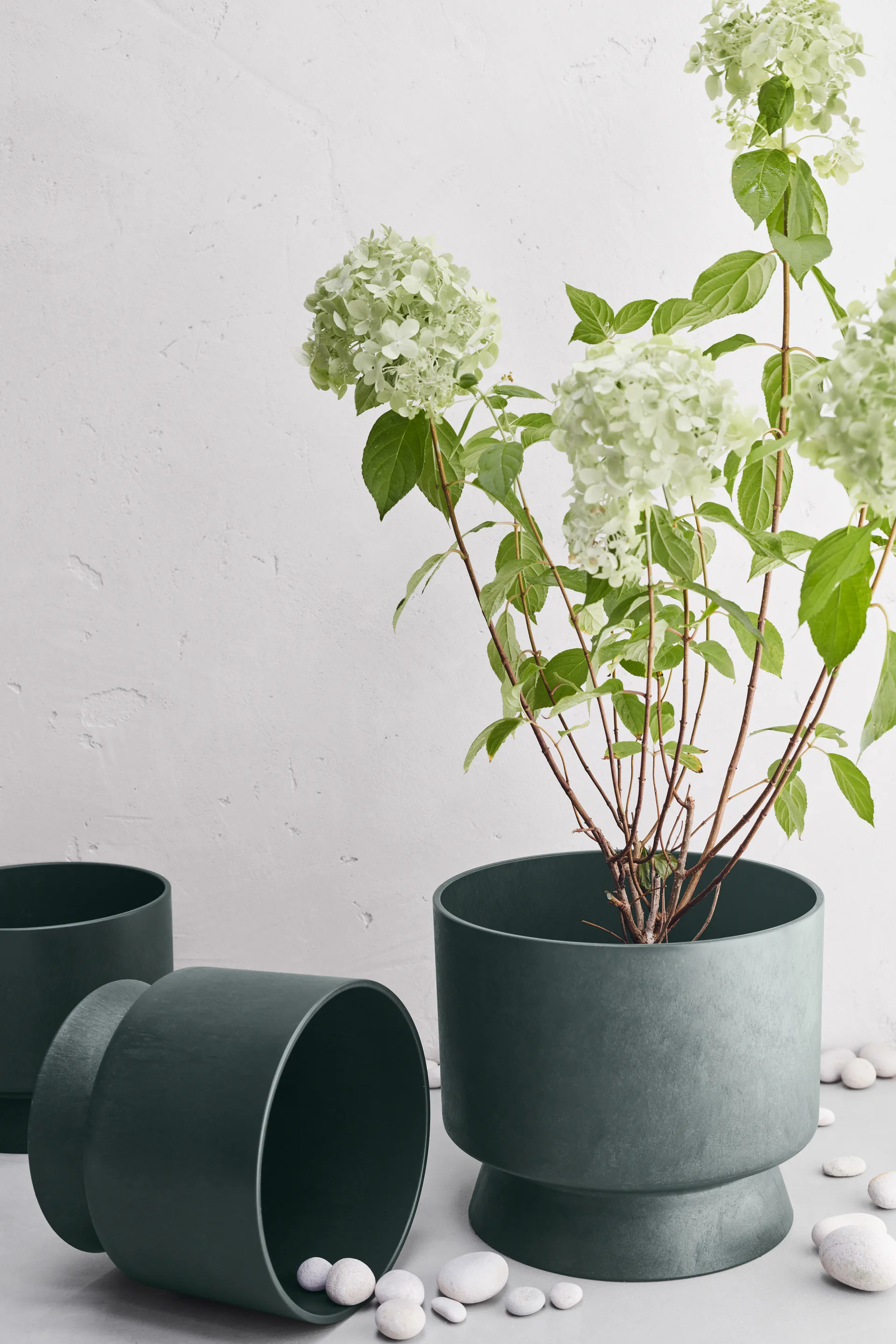 Maceta Ro Ø30 cm, verde oscuro Rosendahl