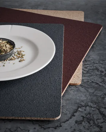 Mantel individual Corki 43x30 cm - gris oscuro - Rosendahl