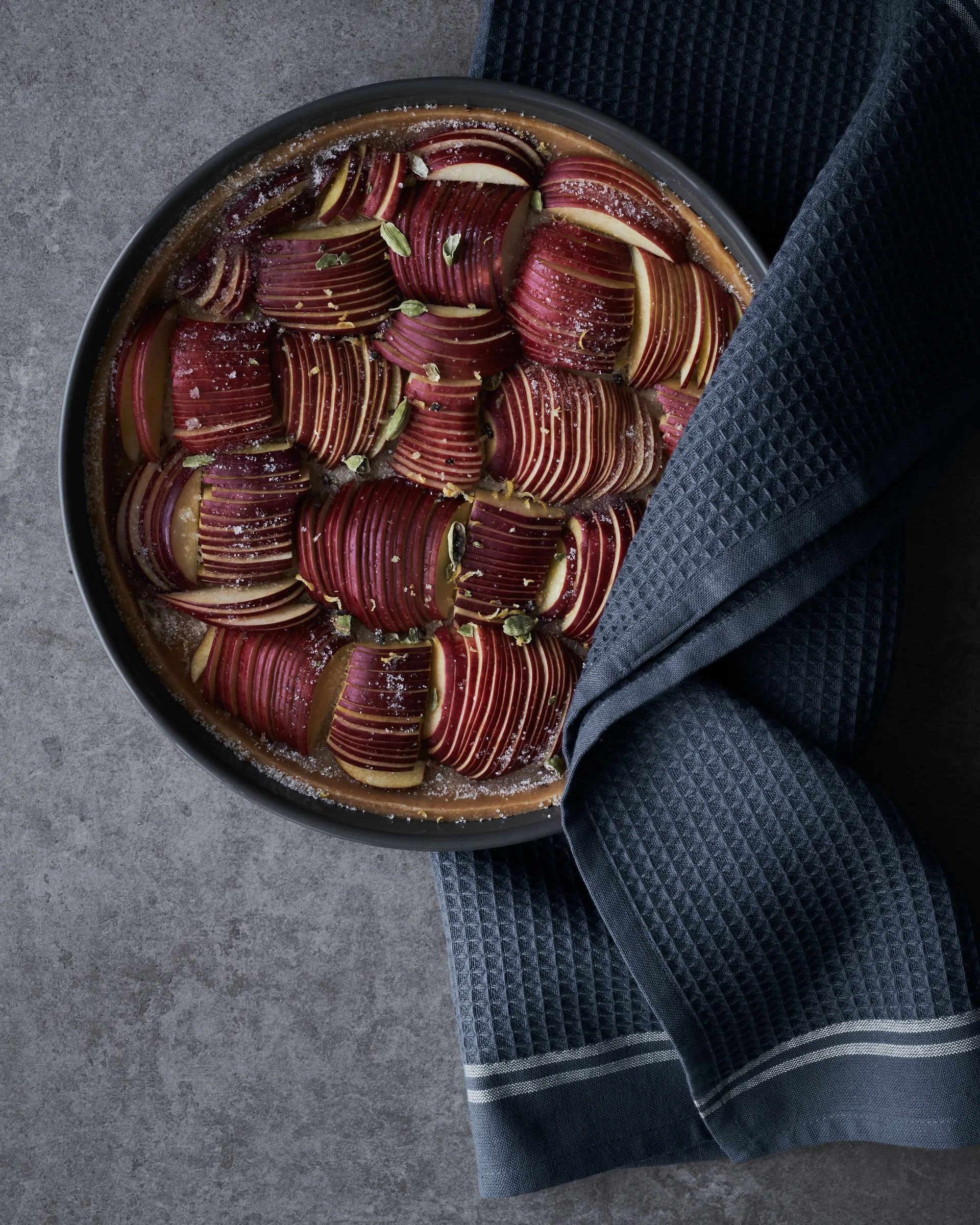 Paño de cocina Alpha50x70 cm, gris oscuro Rosendahl