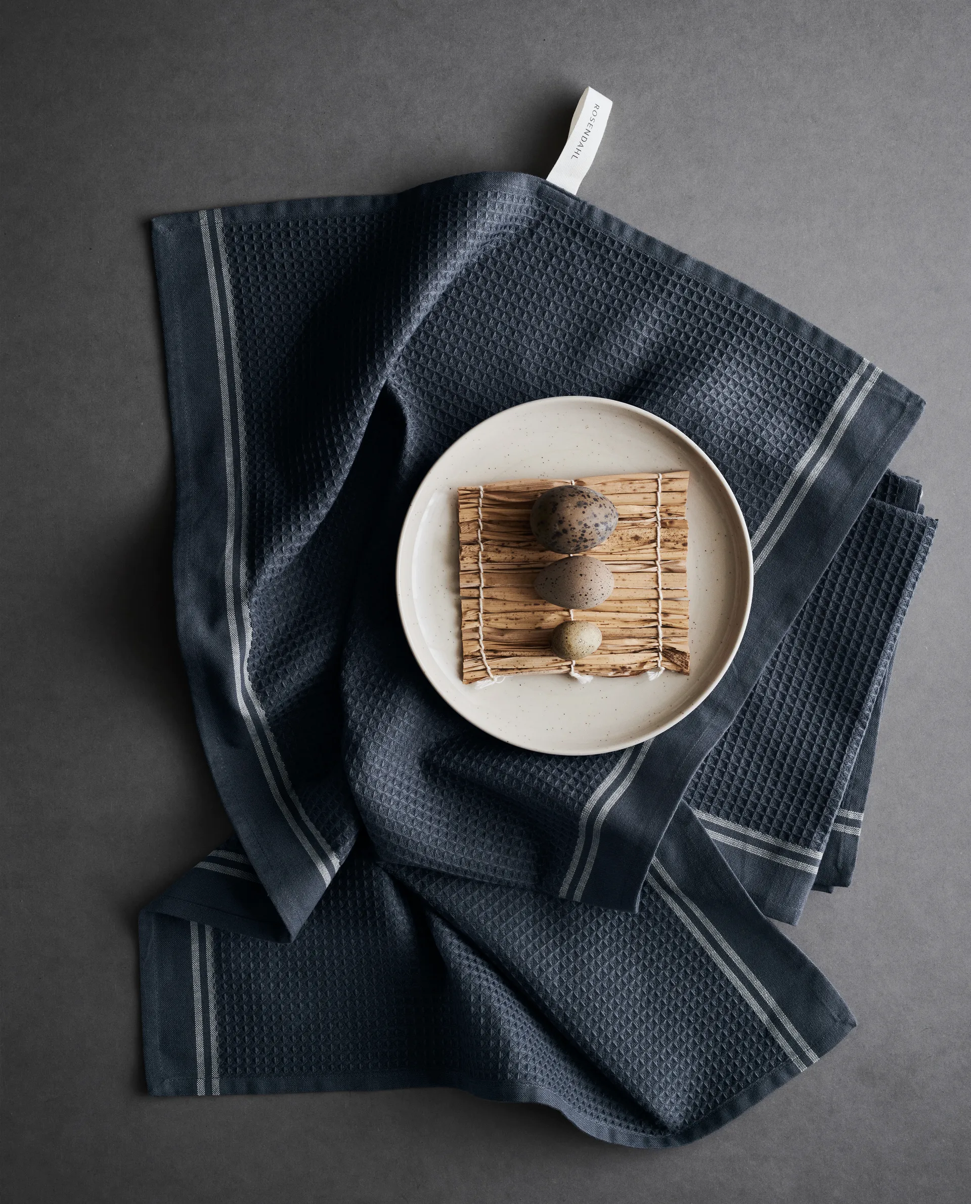 Paño de cocina Alpha50x70 cm, gris oscuro Rosendahl