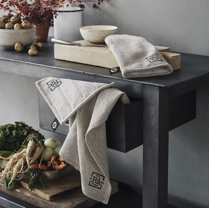 Paño de cocina Rå, gris oscuro Rosendahl