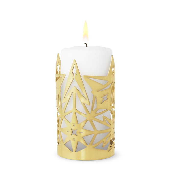 Portavelas Karen Blixen 13,5 cm, dorado Rosendahl