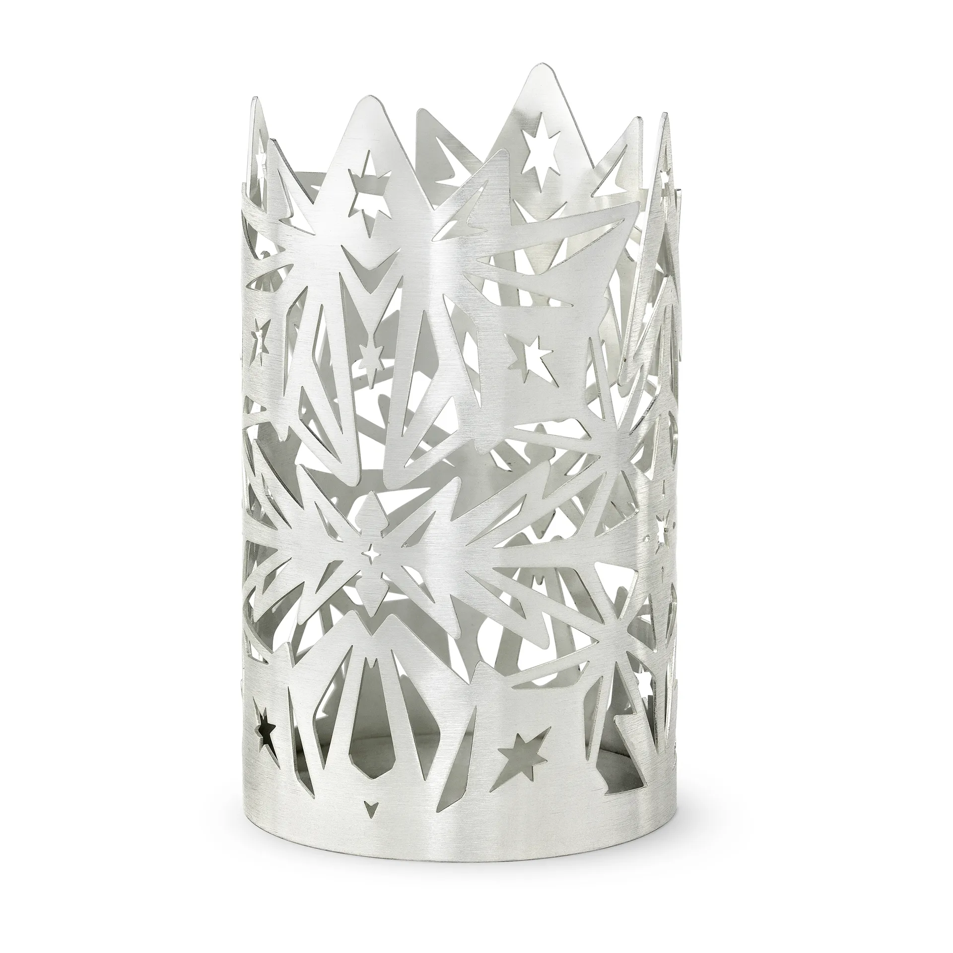 Portavelas Karen Blixen 16 cm, plateado Rosendahl