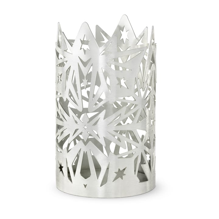 Portavelas Karen Blixen 16 cm, plateado Rosendahl