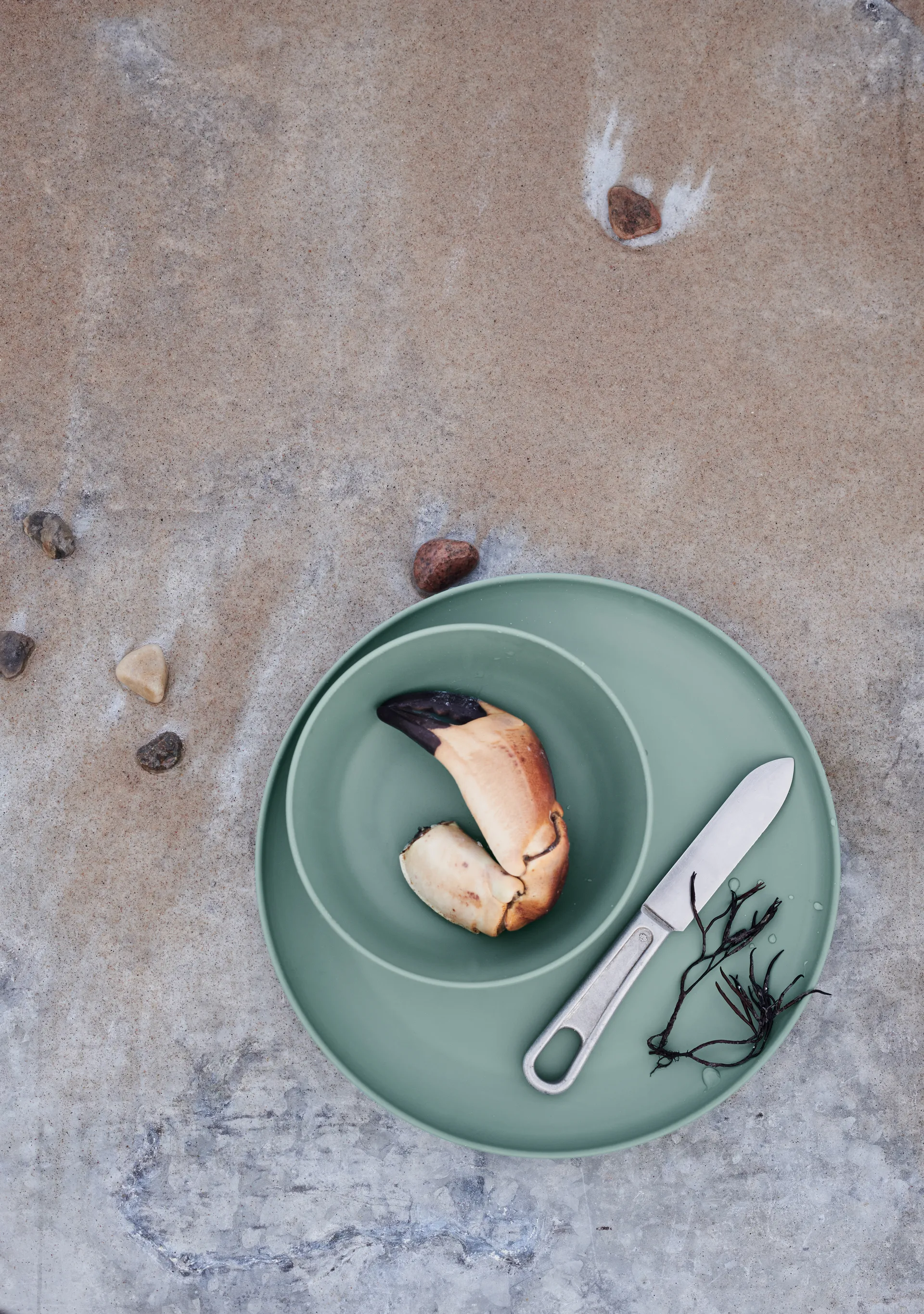 Set de 2 boles Grand Cru Take Ø15,5 cm, verde niebla Rosendahl