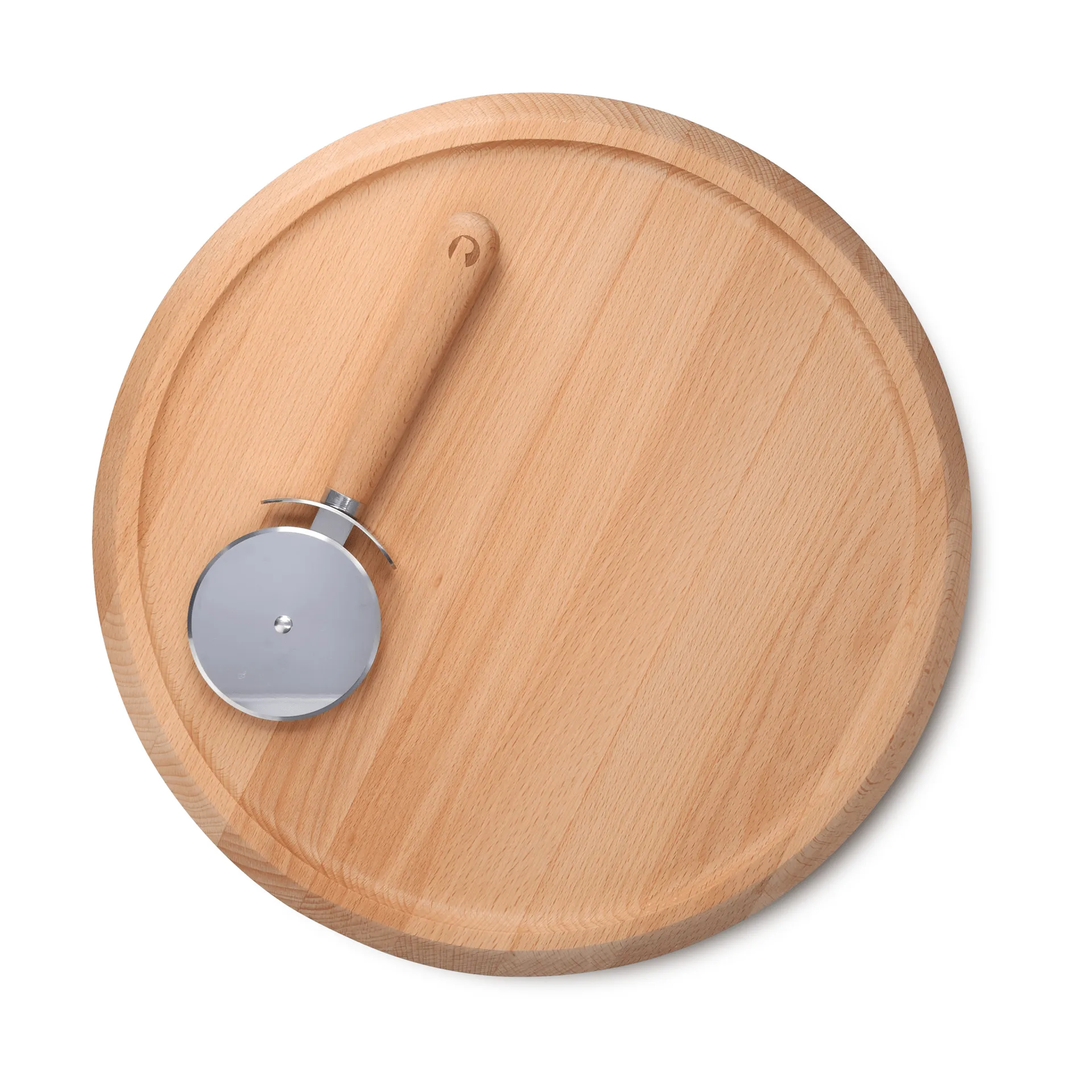 Tabla de pizza y cortador Grand Cru, Haya, Ø35 cm Rosendahl