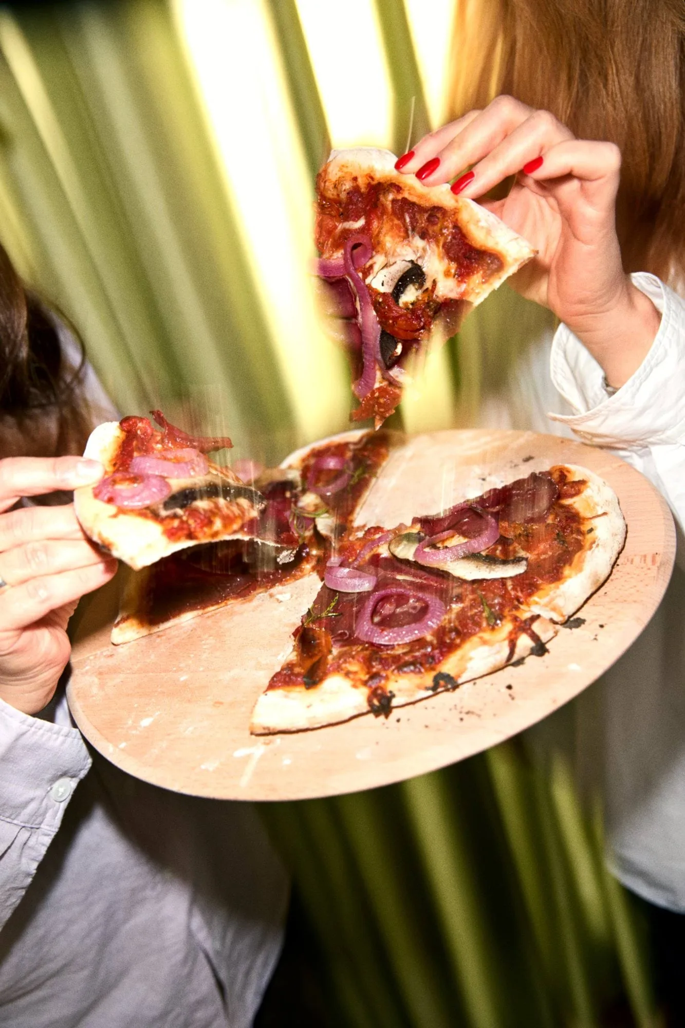 Tabla de pizza y cortador Grand Cru, Haya, Ø35 cm Rosendahl