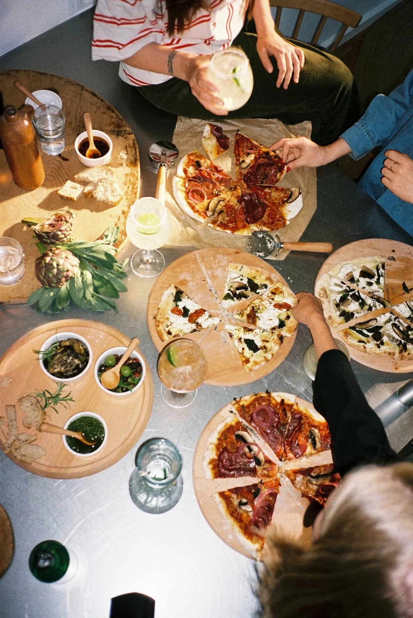 Tabla de pizza y cortador Grand Cru, Haya, Ø35 cm Rosendahl