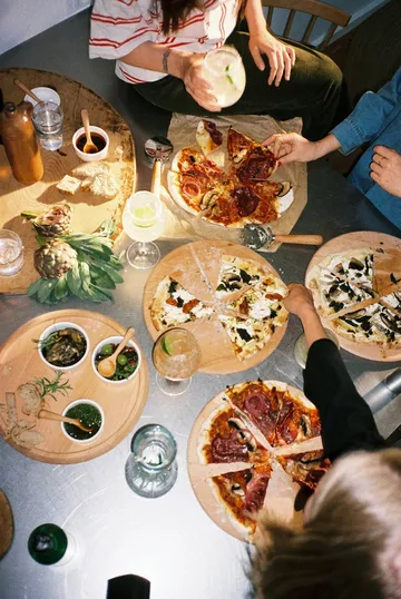 Tabla de pizza y cortador Grand Cru - Haya, Ø35 cm - Rosendahl