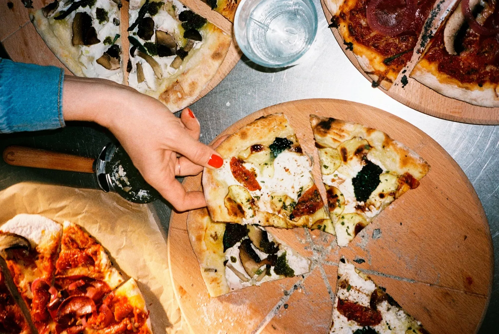 Tabla de pizza y cortador Grand Cru, Haya, Ø35 cm Rosendahl